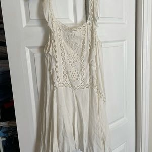 Free people white dress large